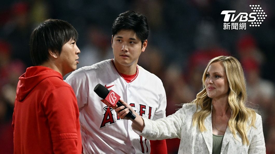 水原與大谷感情相當好,他也受到球員和球迷的喜愛。(圖/達志影像美聯社)