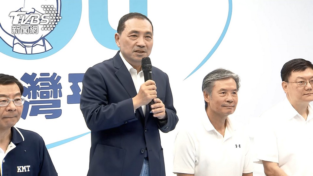 國民黨總統參選人侯友宜。(圖/TVBS)
