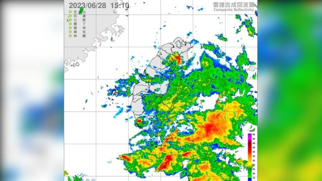 短時強降雨來襲!氣象局針對6縣市發布「大雨特報」