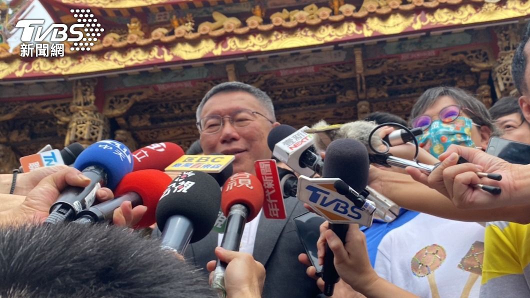 柯文哲透露,中彰投是一個很重要的區域。(圖/賴慧津攝)