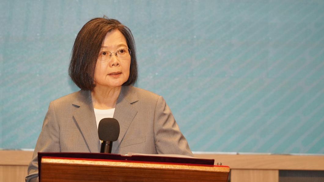 總統蔡英文出席論壇並致詞。(圖/金研院提供)