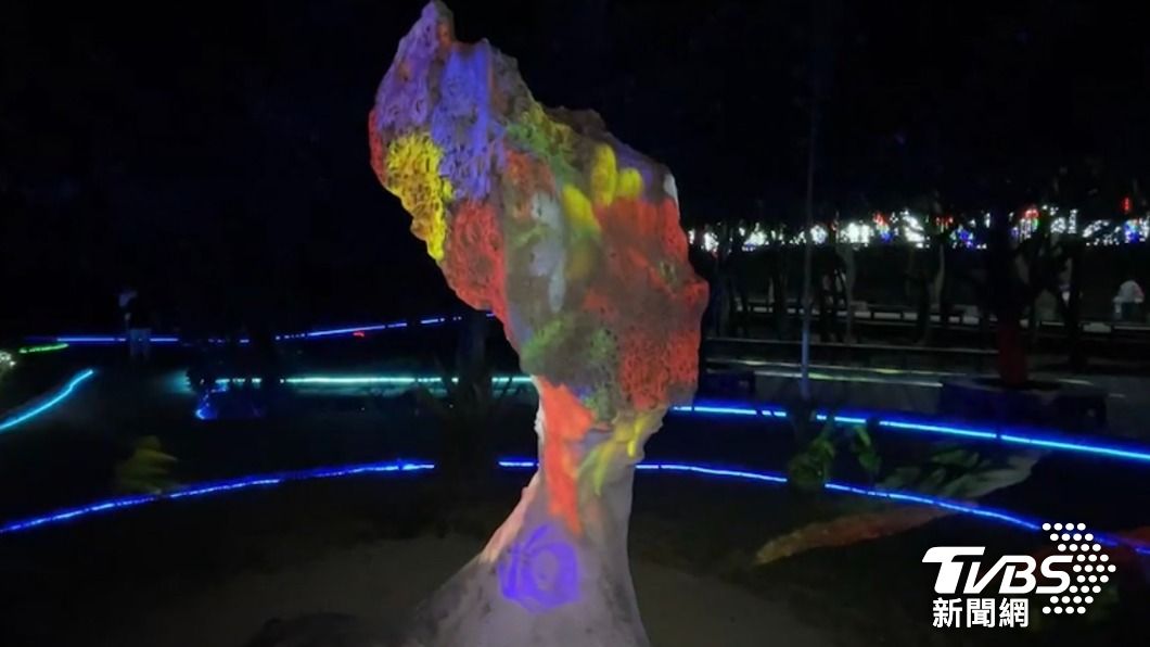 吸引遊客　野柳地質公園推出「野柳石光夜訪女王」