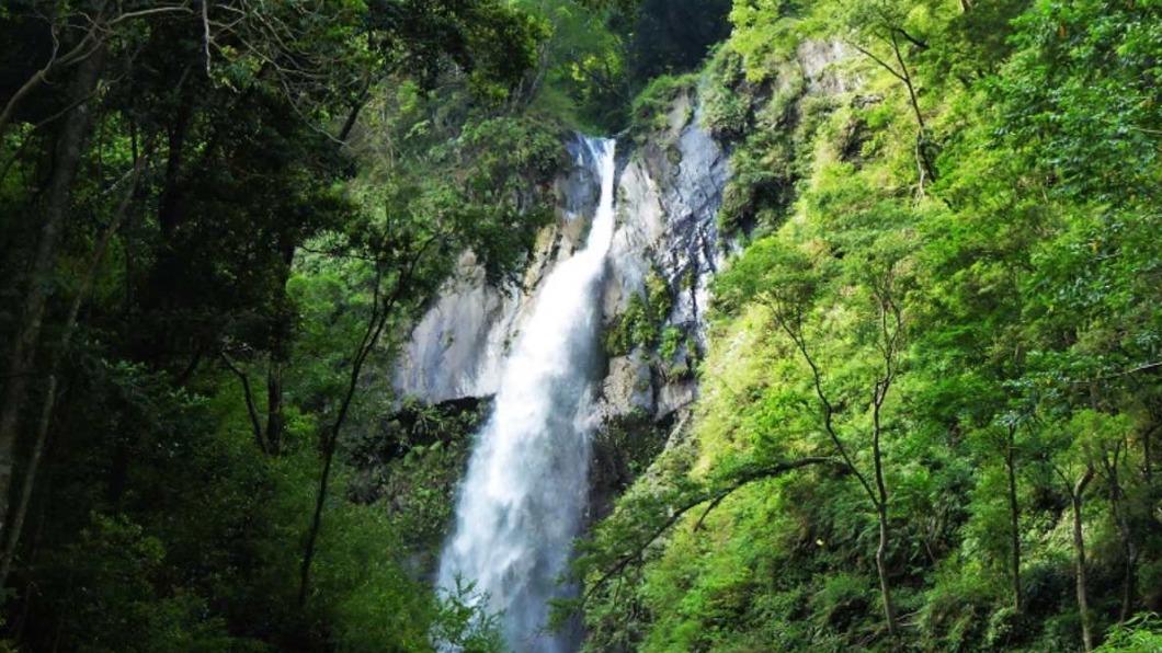 「飛瀑瀑布」負離子含量更是高居全台第二。(圖/奧萬大國家森林遊樂區提供)