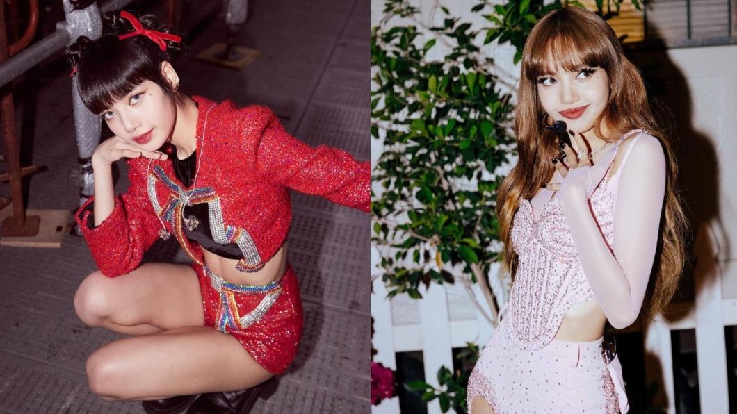厚瀏海成為Lisa的招牌造型。(圖/翻攝自@lalalalisa_m IG)