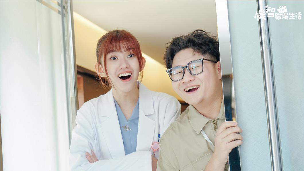 紀欣伶、鄭豐毅在劇中有不少對手戲。(圖/TVBS)