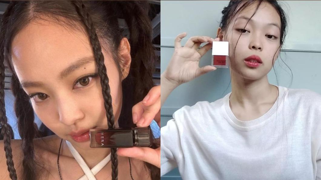 Rowena Padua擺拍也會刻意模仿。(圖 / 翻攝自@jennierubyjane 、@itzwengweng22 IG))