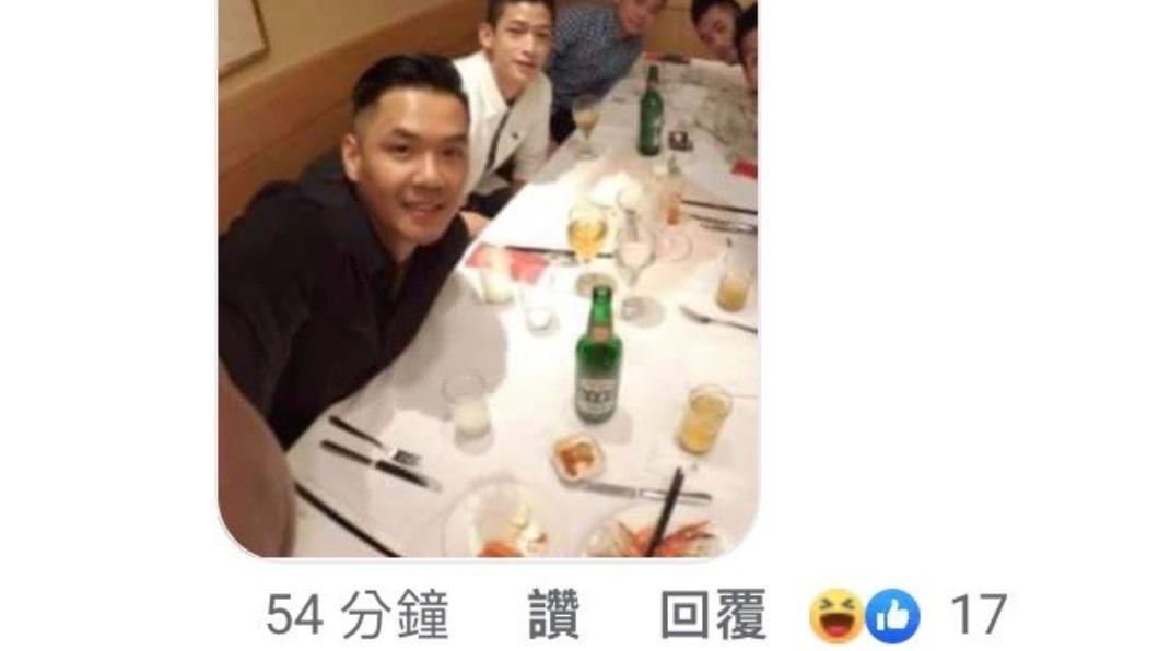 黑人和友人聚餐桌上有啤酒。(圖/翻攝自Makiyo臉書)