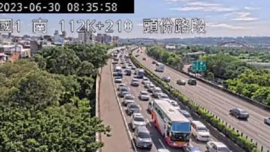 該起事故造成回堵4公里。（圖／翻攝自高公局網站）