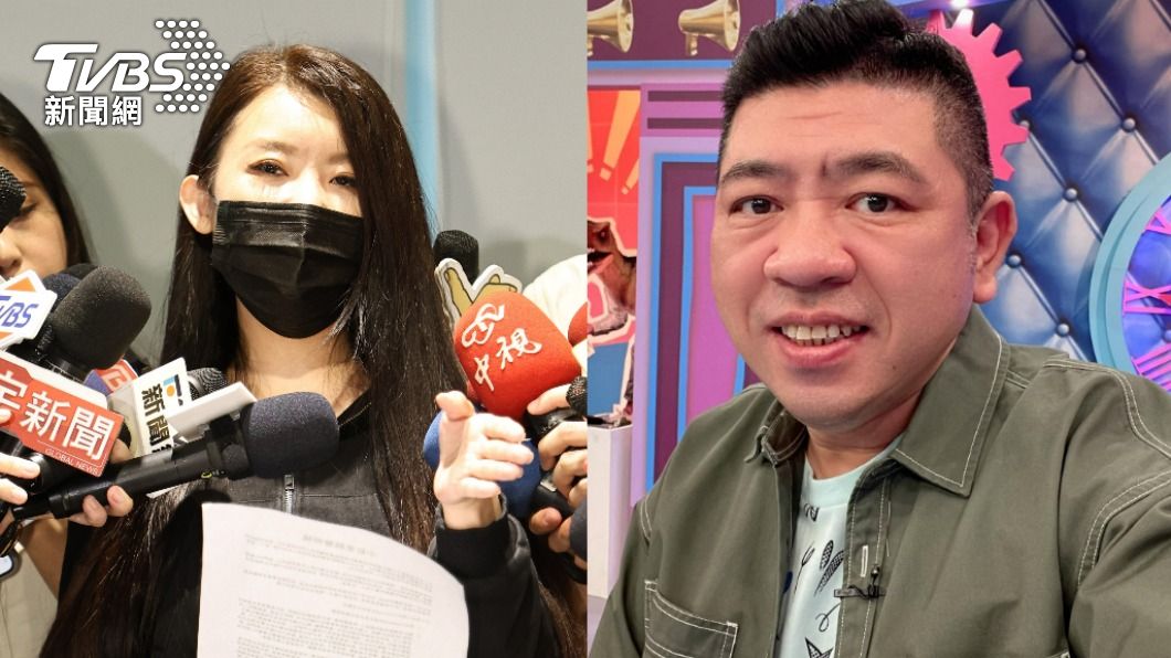 直播主「小紅老師」(左)正式上法院對NONO性騷擾的事蹟提告。(圖/張哲鳴攝、翻攝自NONO臉書)