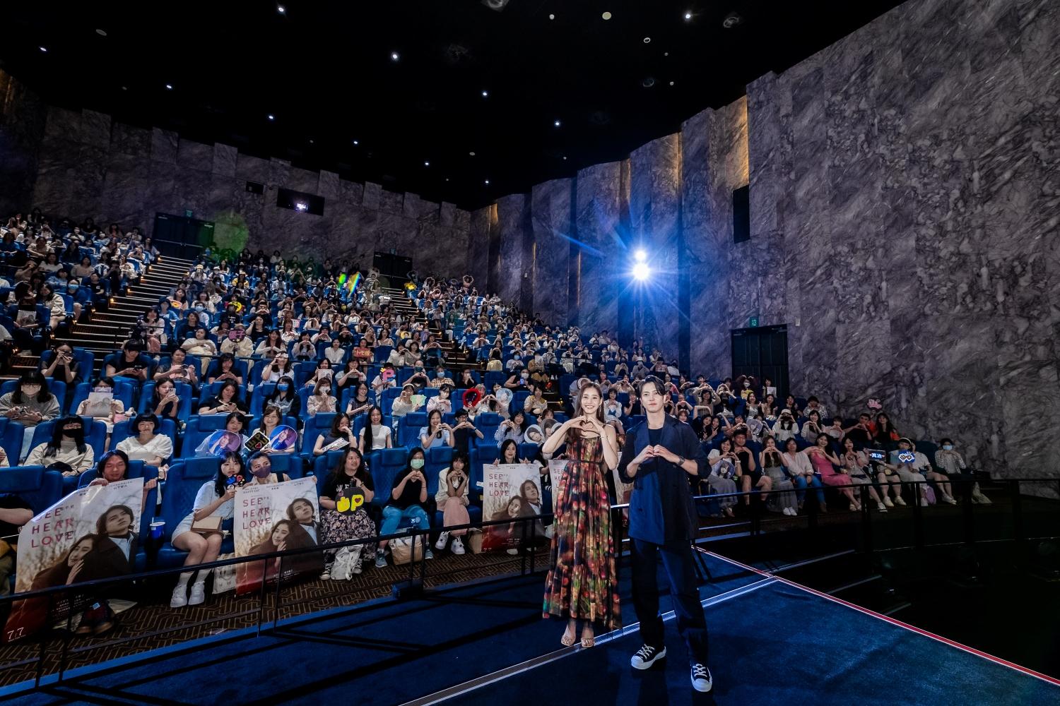 山下智久、新木優子本次一連舉辦了3場特映會。（圖／天馬行空提供）
