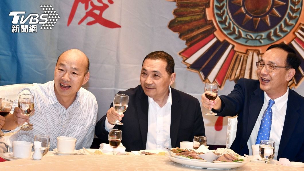 朱立倫今出席黃復興黨部週年會慶,回應郭台銘獨立參選傳言。(圖/胡瑞麒攝)