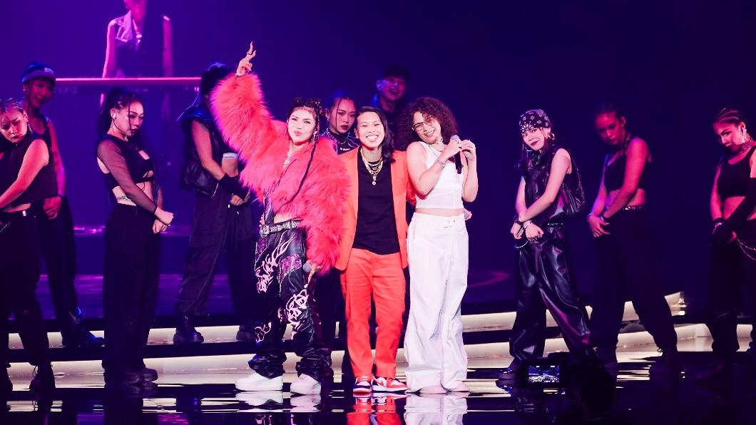 葛仲珊與DJ RayRay、7LING、Majin一同演出。(圖/台視提供)