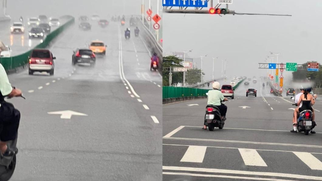 雨彈砸成落湯雞!路上突見「乾溼分離結界」 過來人共鳴笑翻