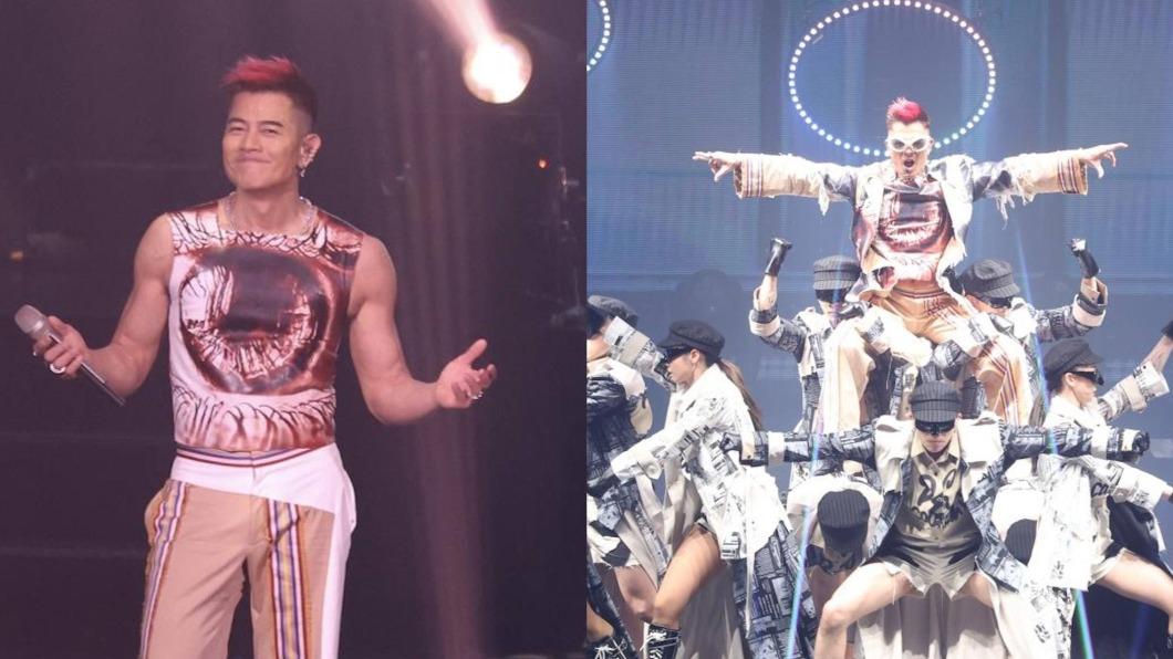 郭富城澳門開唱!緊身背心大秀身材 「鹹蛋超人裝」驚豔全場