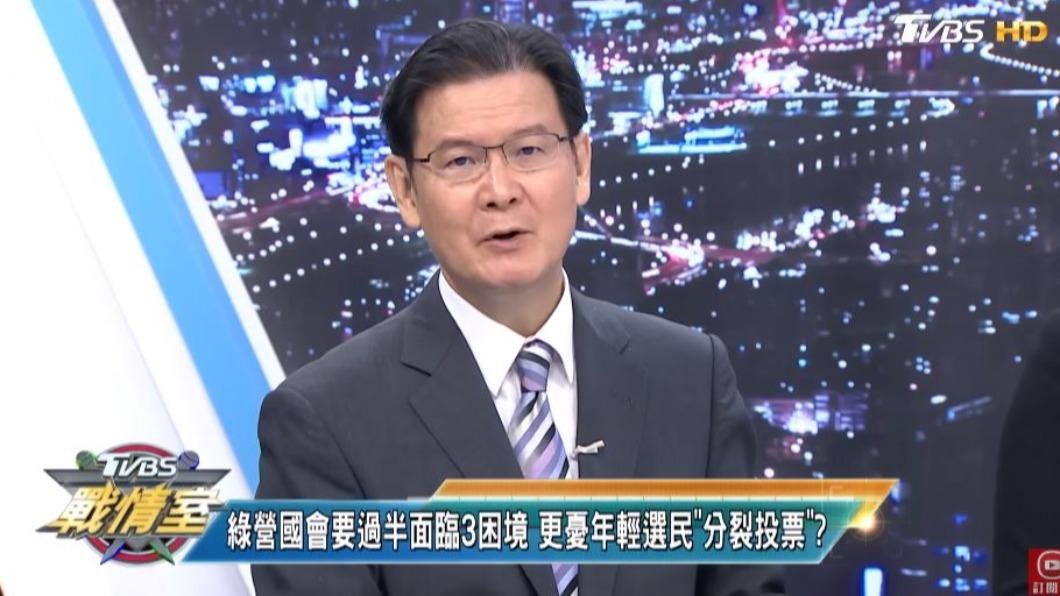 江岷欽分析民進黨年輕票源流失的原因,並認為2024大選勢必會出現「分裂投票」。(圖/翻攝自《少康戰情室》YT)