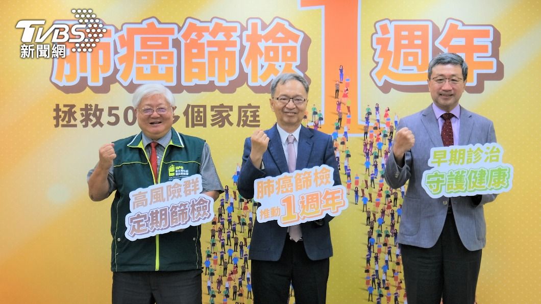 國健署署長吳昭軍表示公費LDCT篩檢的高風險族群約有50萬人，但目前僅有5萬人前來篩檢。（圖／國健署提供）