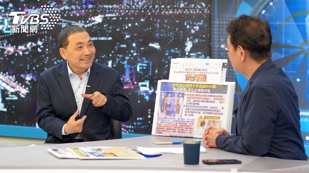 國民黨總統參選人侯友宜。(圖/區國強攝)