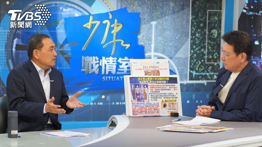 國民黨總統參選人侯友宜。(圖/區國強攝)