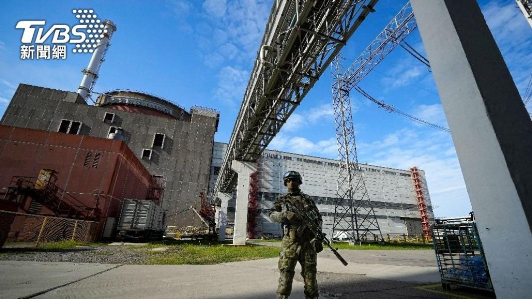 俄軍控制札波羅熱核電廠。(圖/達志影像美聯社)