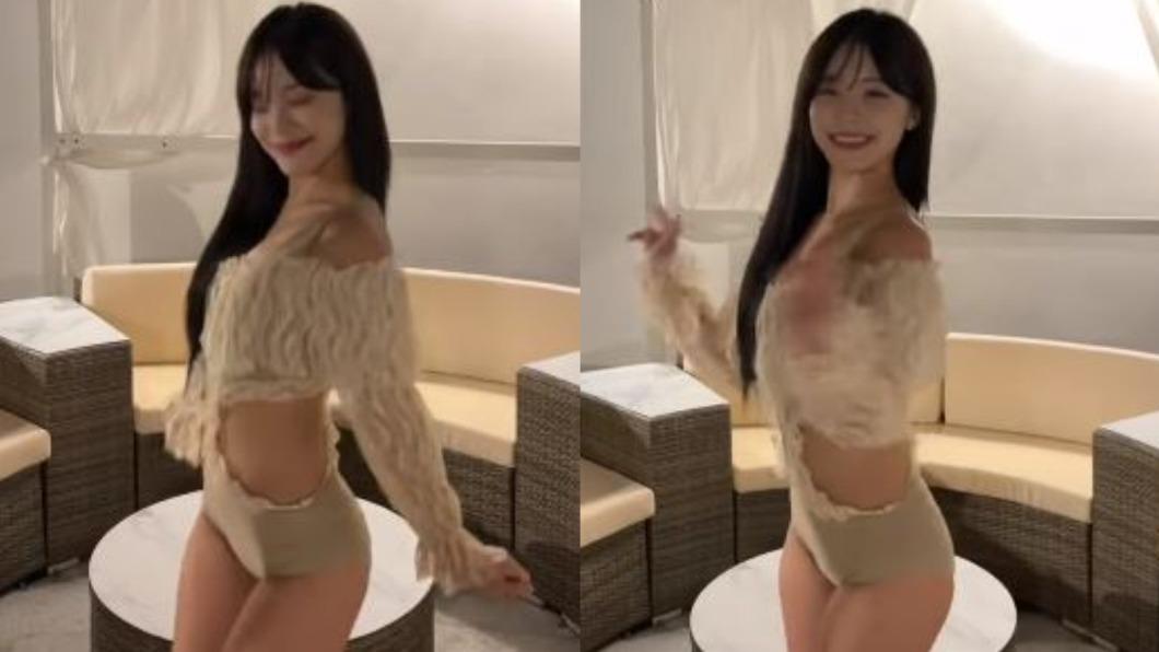 李多慧逗趣笑說想穿性感泳衣去水上樂園,讓一旁的母親看傻眼。(圖/翻攝自李多慧YT)