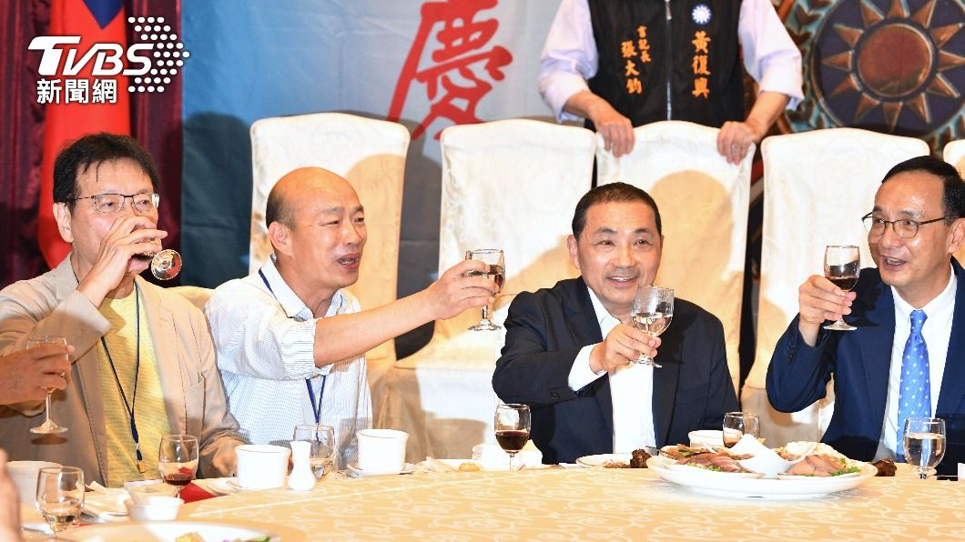 趙少康、韓國瑜、侯友宜、朱立倫。(圖/TVBS資料畫面)