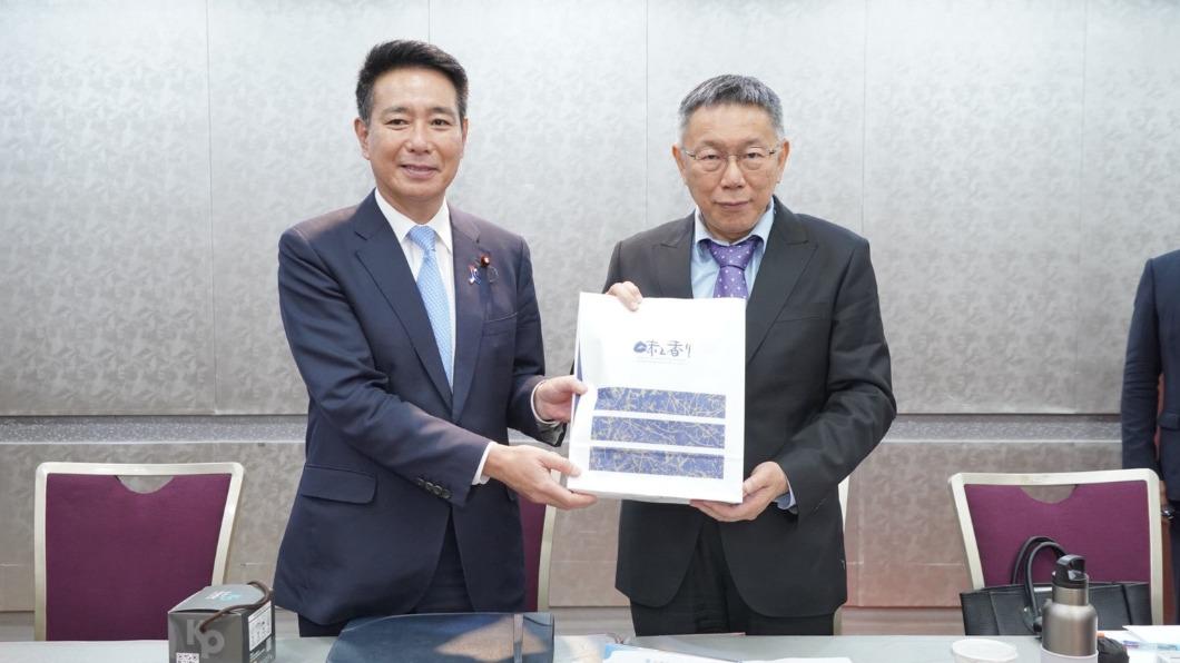 前原誠司、柯文哲。(圖/民眾黨提供)