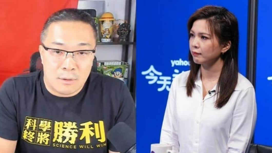 朱學恒遭控強吻性騷鍾沛君。（圖／翻攝自Facebook朱學恒直播、鍾沛君臉書）