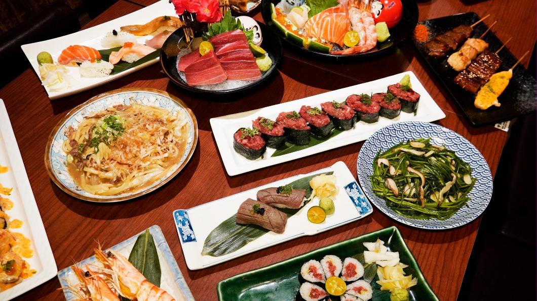 日式料理狗一下居酒食堂忠孝店限定吃到飽方案。（圖／馬辣集團提供）