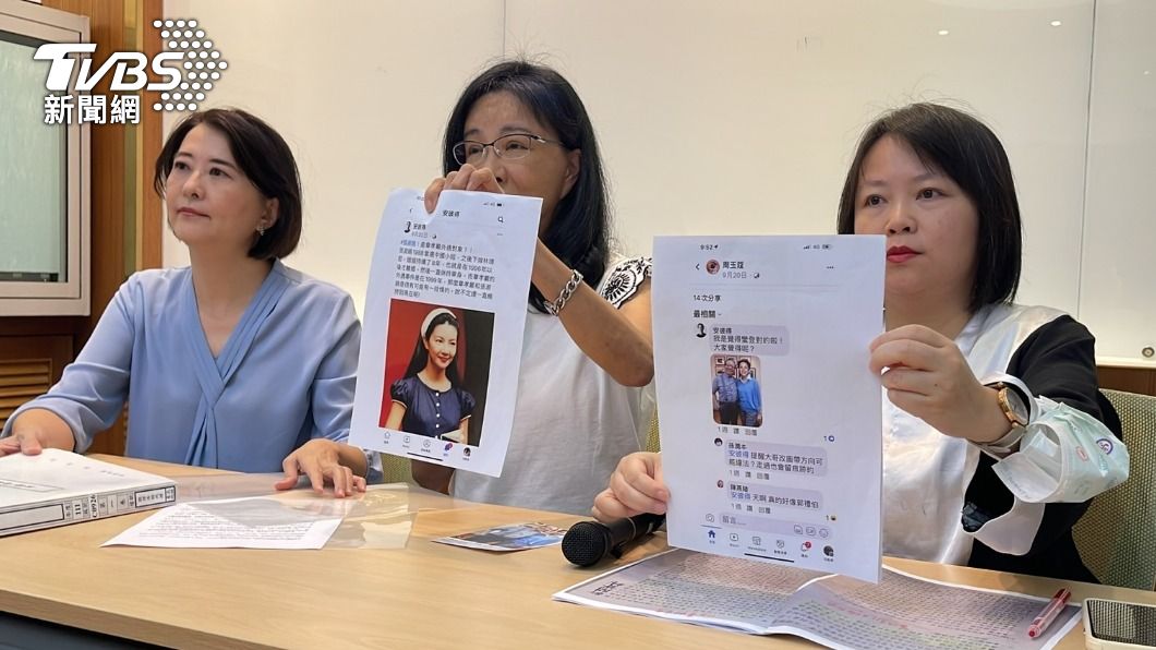 張淑娟控訴遭到網軍攻擊。（圖／李昱菫攝）