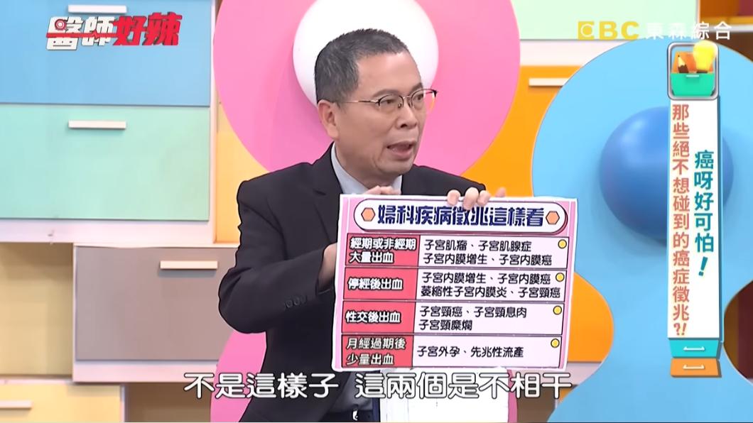 醫師提醒婦科常見症狀。(圖/翻攝自醫師好辣YouTube)