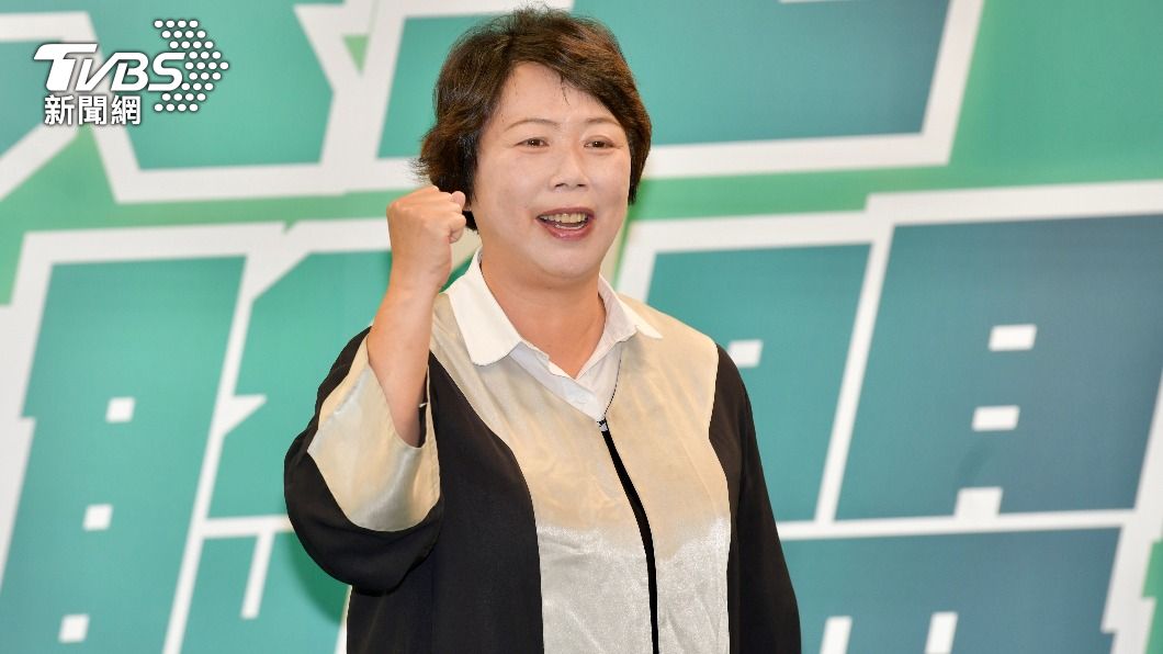 民進黨基隆市立委參選人鄭文婷。（圖／胡瑞麒攝）