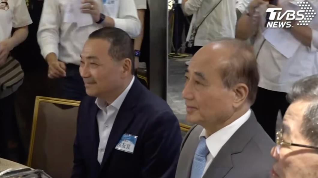 立法院前院長王金平號召超過百位立委,襄助國民黨總統參選人侯友宜。(圖/TVBS)