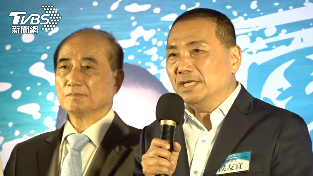 侯友宜致詞。(圖/TVBS)