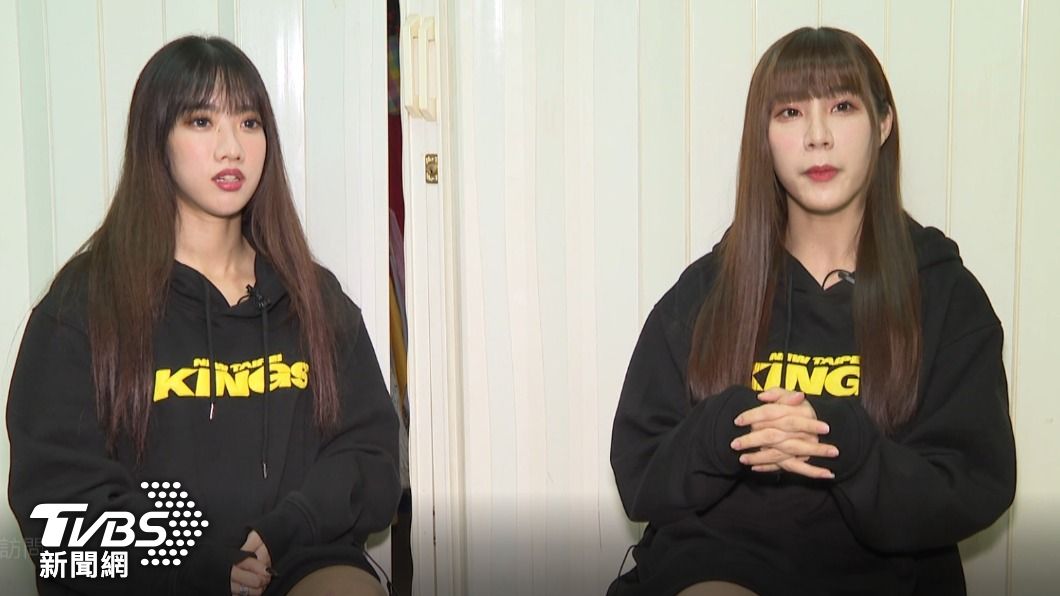受害女子為新北國王啦啦隊隊長Amber倩宇(右)。(圖/TVBS)