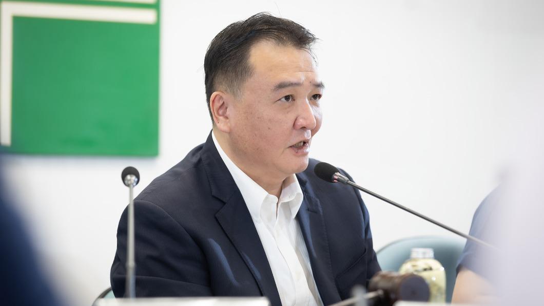 民進黨舉辦駐台外交使節選舉說明會,許立明出席。(圖/民進黨提供)