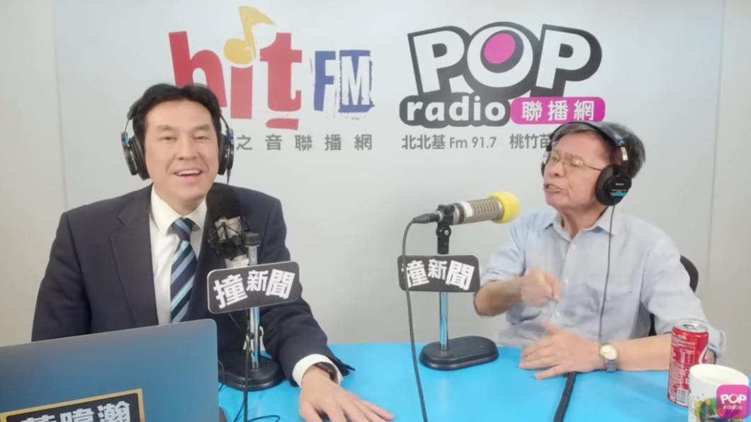 沈富雄要林姓聽眾閉嘴。(圖/翻攝自POP Radio聯播網官方頻道YouTube)