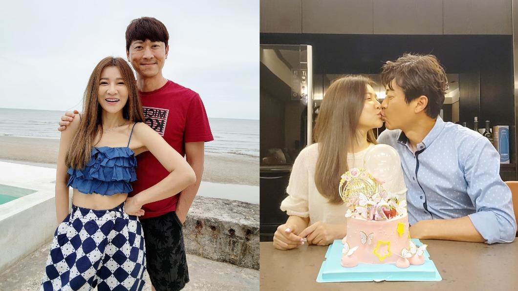 曾雅蘭感謝老公侯昌明在她最痛苦的後陪伴她。(圖/翻攝自曾雅蘭臉書)