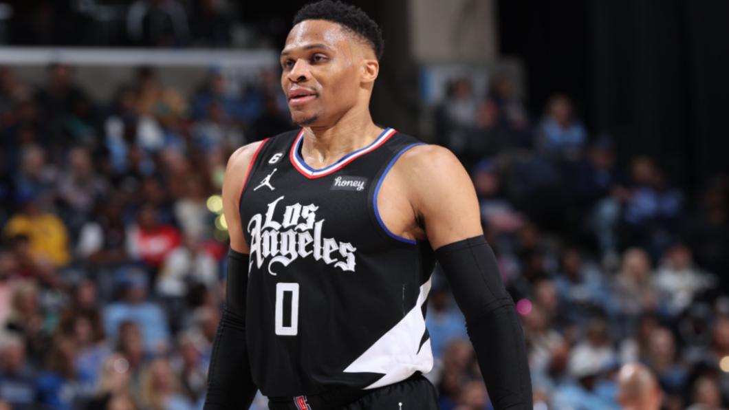 NBA球星威斯布魯克日前與洛杉磯快艇隊達成2年780萬美元的續約。(圖/翻攝自Twitter)