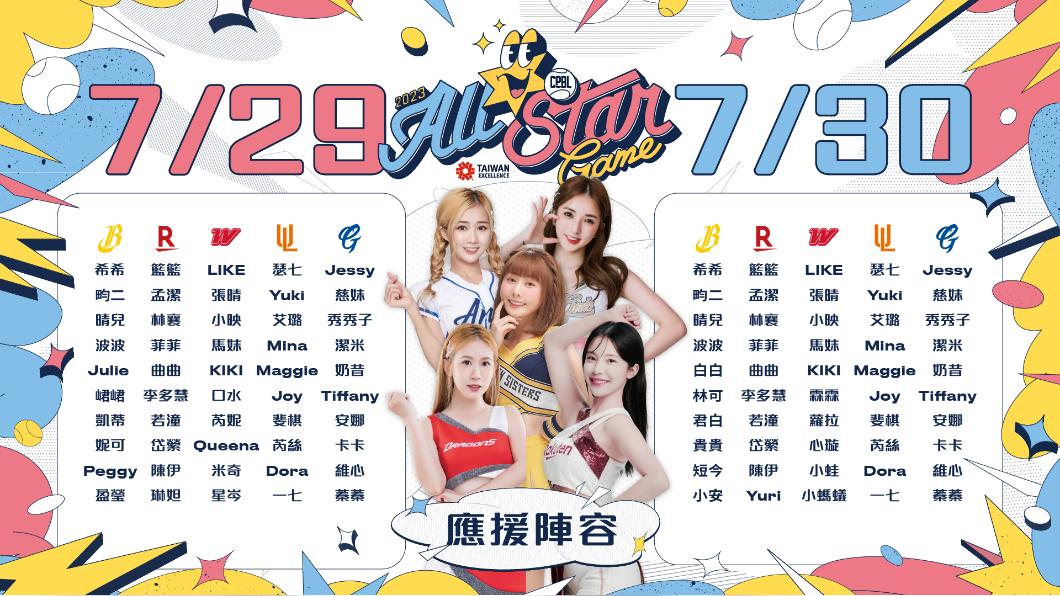 中職/明星賽將登場!李多慧連跳2天 兩日應援女孩班表出爐