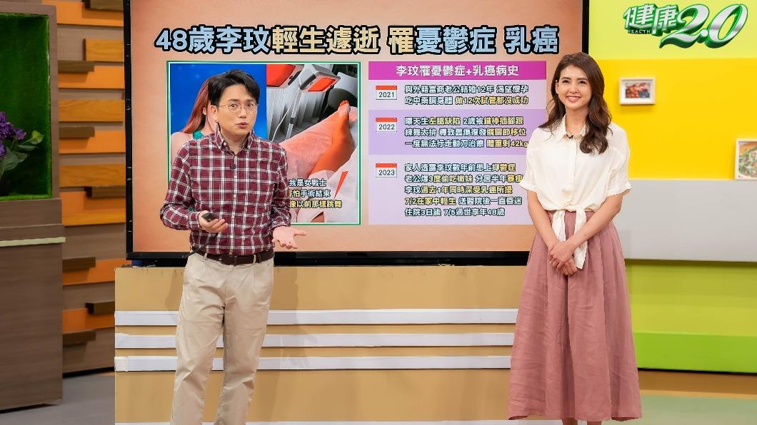 TVBS《健康2.0》主持人江坤俊、韋汝帶觀眾討論憂鬱症、MeToo風暴兩大議題。（圖／TVBS）