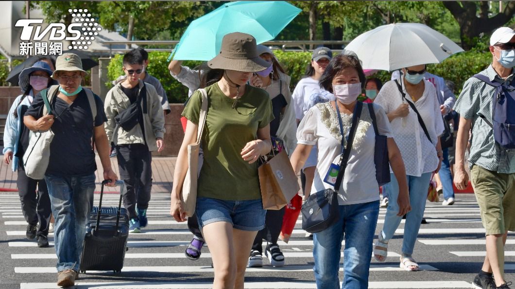 近日高溫,熱傷害人數暴增。(圖/胡瑞麒攝)