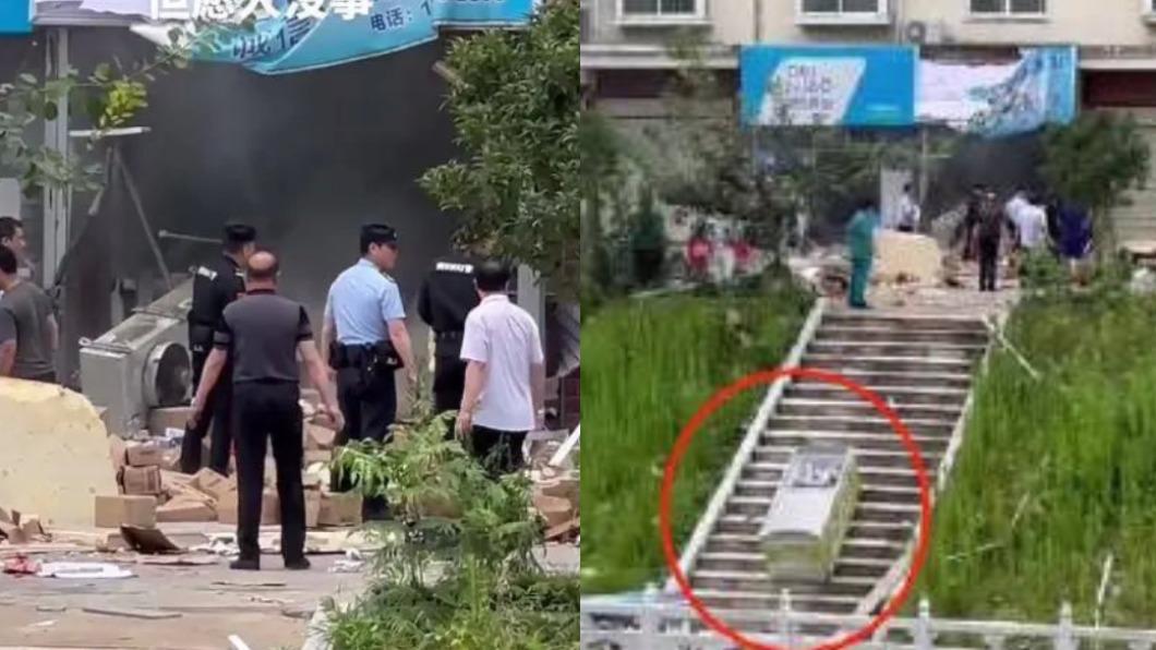 河南連日高溫!冰淇淋店爆炸釀2死傷 冰箱噴飛畫面曝