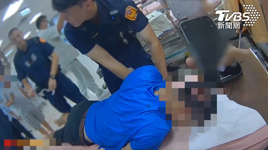 板橋醫院見醫療暴力!酒空男爬上病床「拳頭重擊」護理師