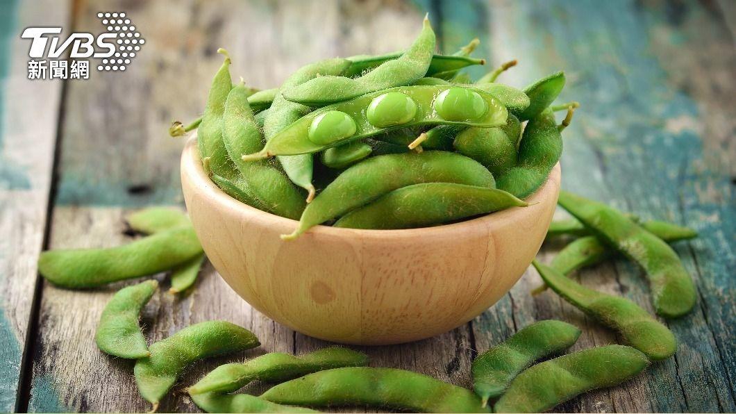 毛豆含維生素B1有助穩定情緒。(示意圖/Shutterstock達志影像)