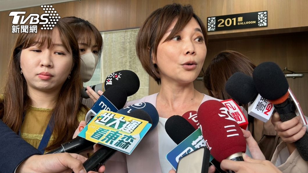 賴清德發言人郭雅慧。(圖/黃宣尹攝)