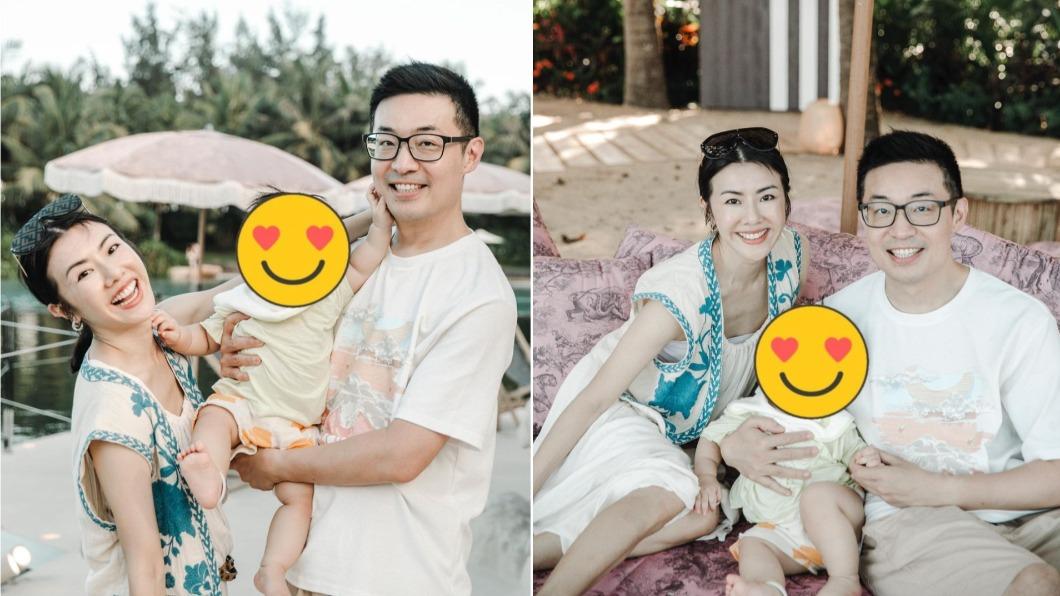 葉安婷2021年底與老公Tony結婚,隔年生下1子。(圖/翻攝自葉安婷IG)