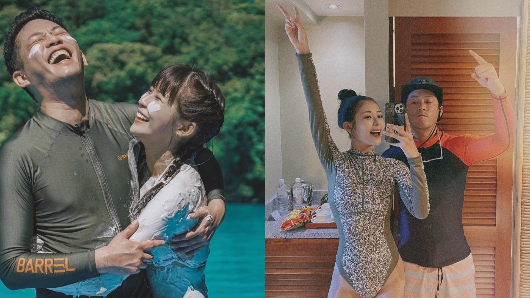 林萱瑜曬出與Junior出遊美照,甜蜜感情藏不住。(圖/翻攝自林萱瑜臉書)