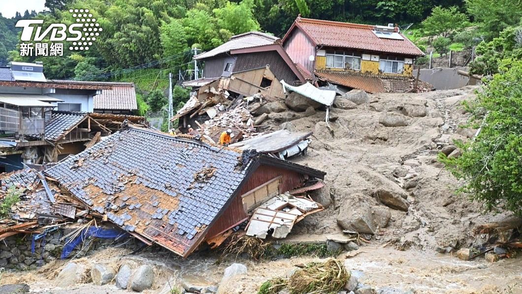 九州24小時雨量破4百毫米　土石流多人遭埋、8失聯