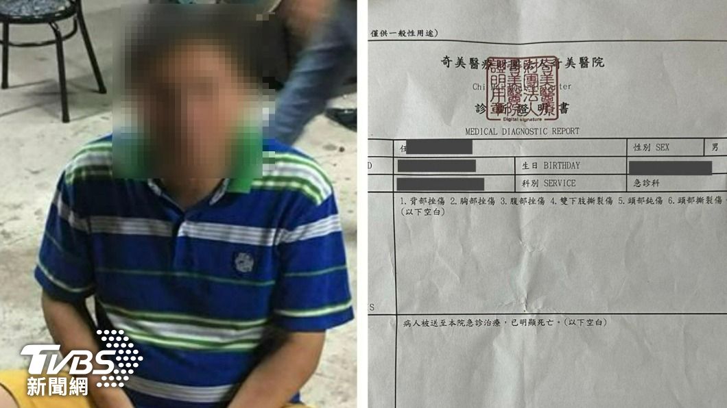 任男慘死於急診室門口。(圖/TVBS)