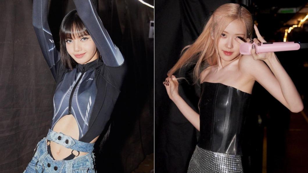 Lisa正與YG談判中，僅Rosé確定續約。（圖／翻攝自Lisa、Rosé IG）